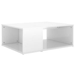 Foto van Infiori salontafel 90x67x33 cm spaanplaat hoogglans wit