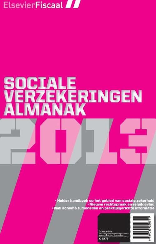 Foto van Elsevier sociale verzekering almanak - ben tappel - ebook (9789035250833)