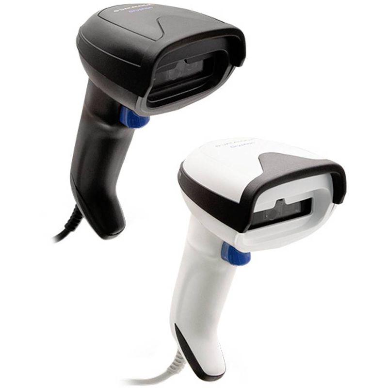 Foto van Datalogic gryphon i gd4220 barcodescanner 1d lineair imager wit handmatig usb