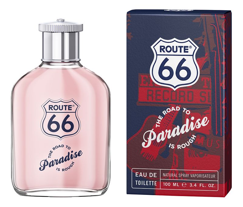 Foto van Route 66 the road to paradise is rough eau de toilette