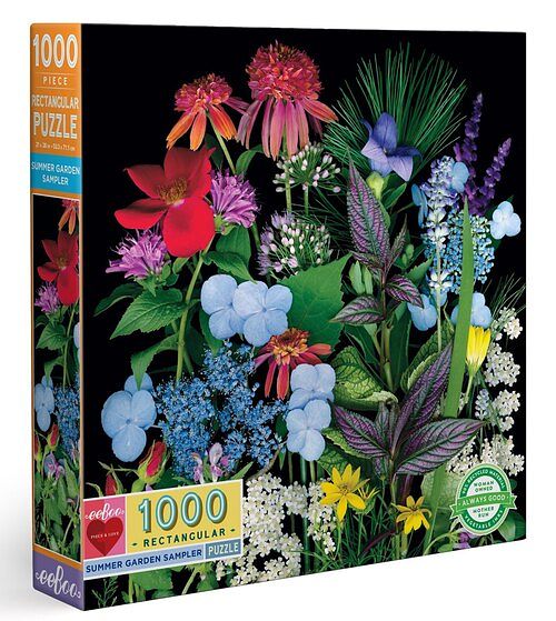 Foto van Eeboo - summer garden (1000 stukjes) - puzzel;puzzel (0689196509223)