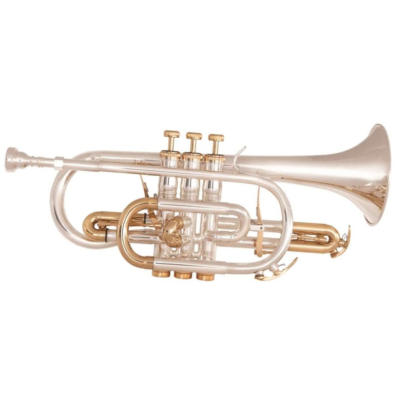 Foto van Odyssey wind instruments ocr1000sg premiere bb kornet met koffer