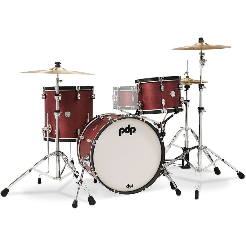 Foto van Pdp drums pdcc2013oe concept classic oxblood stain 3d. shellset