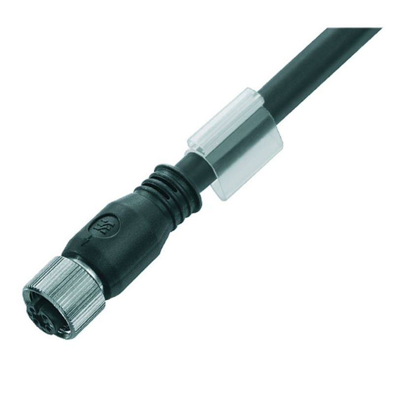 Foto van Weidmüller 9456141000 sensor/actuator connector, geassembleerd m12 aantal polen: 5 bus, recht 10.00 m 1 stuk(s)