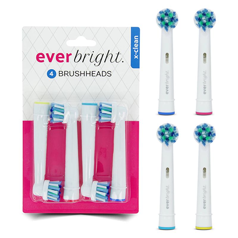 Foto van Everbright x-clean opzetborstels - 4 stuks