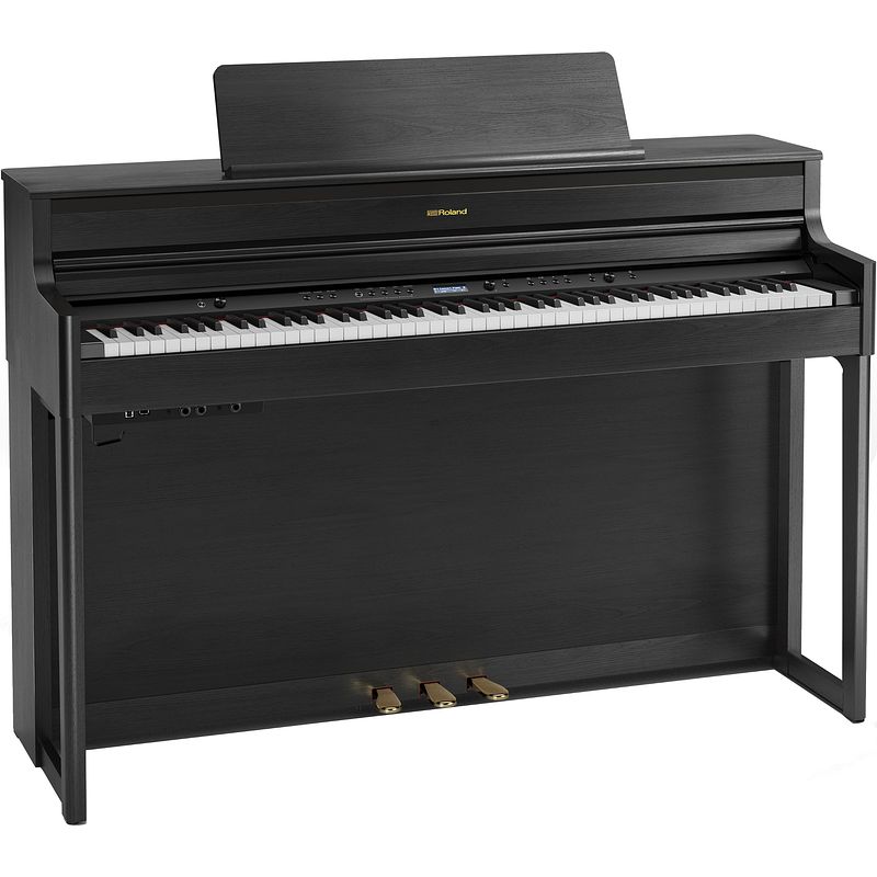 Foto van Roland hp704 digitale piano charcoal black