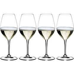 Foto van Riedel champagne glazen vinum - 4 stuks