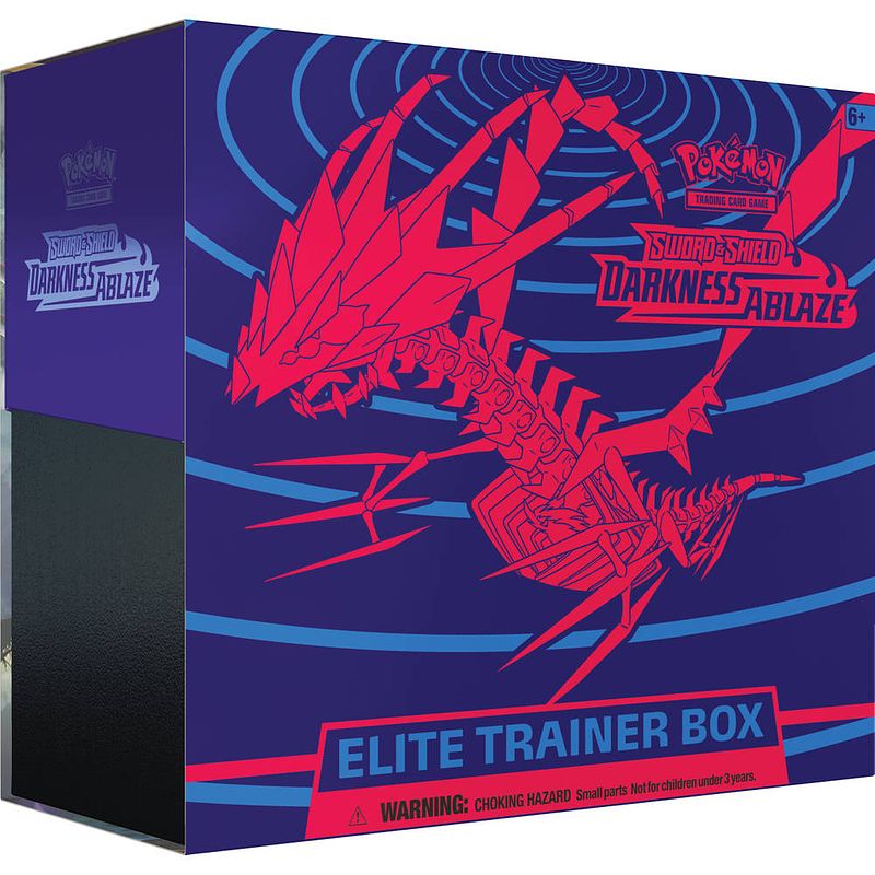 Foto van Pokémon tcg sword & shield darkness ablaze elite trainerbox