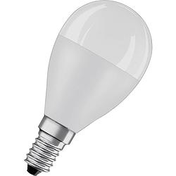 Foto van Osram 4058075428522 led-lamp energielabel f (a - g) e14 peer 7 w = 60 w warmwit (ø x l) 47 mm x 90 mm 1 stuk(s)