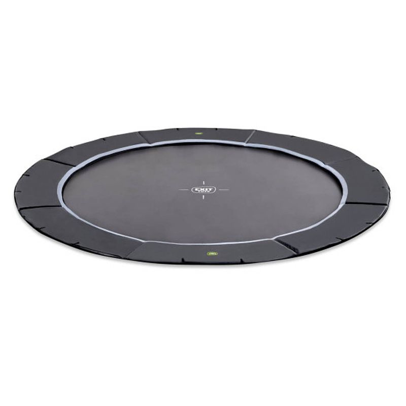 Foto van Exit trampoline dynamic - groundlevel - 305 cm - zwart