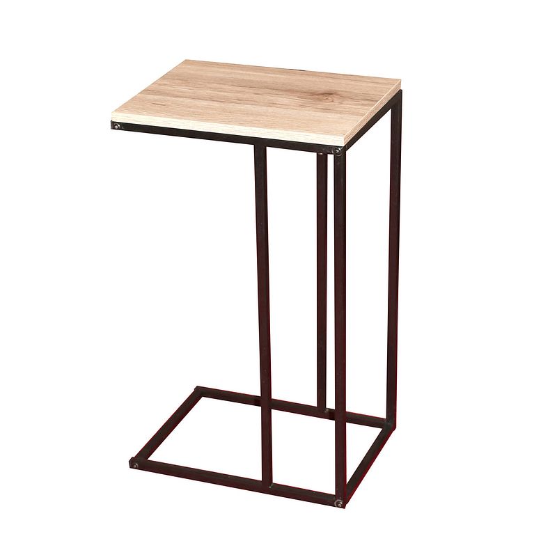 Foto van Gebor - colorado sidetable - bijzettafel - industrieel - 40x30x66cm