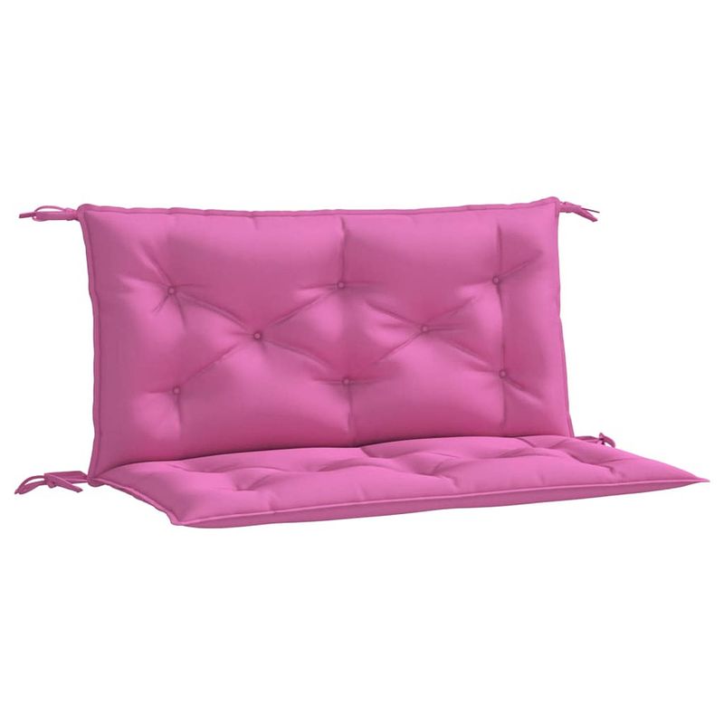 Foto van The living store tuinbankkussens - polyester - 100x50x7cm - roze