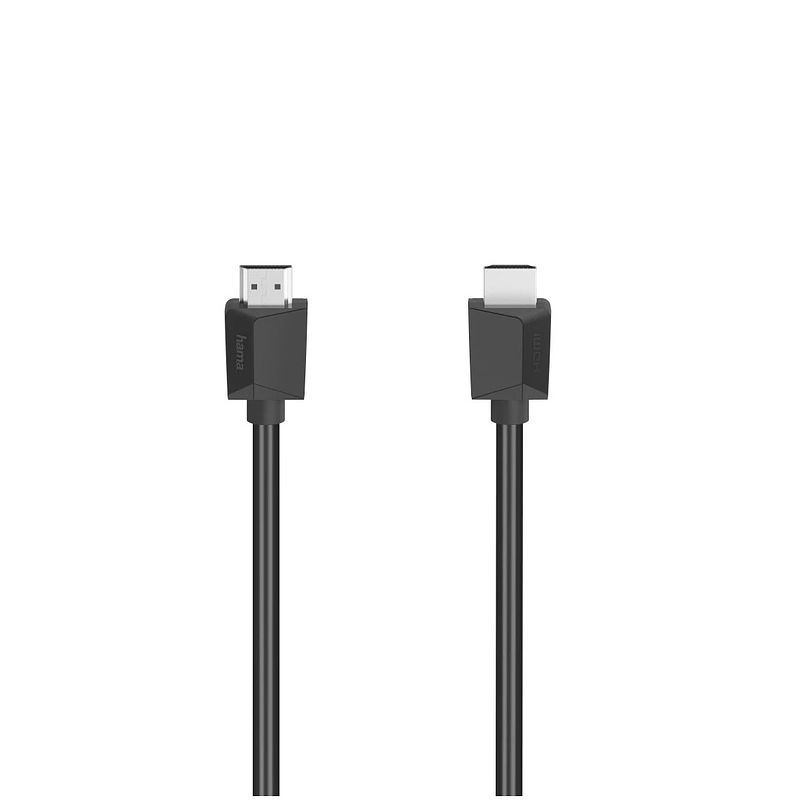 Foto van Hama high-speed hdmi-kabel, 4k, connector - connector, ethernet, 0,75 m hdmi kabel