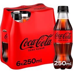 Foto van Cocacola zero sugar 6 x 250ml bij jumbo