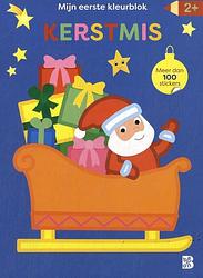 Foto van Mijn allereerste kleurblok met stickers: kerstmis - paperback (9789403234717)
