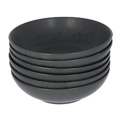 Foto van Bitz® 11201 set 6 stuks pastaborden/diepe borden ø 20 cm - zwart