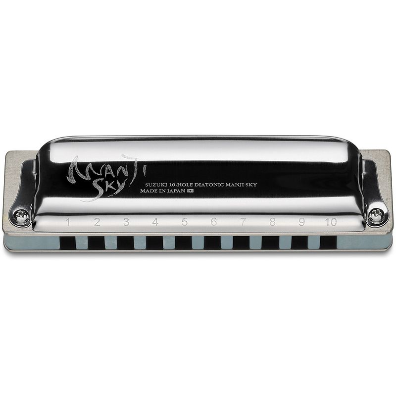 Foto van Suzuki manji sky m-20s diatonische mondharmonica bb