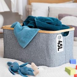 Foto van Gadgy opvouwbare wasmand - 45 l - heupwasmand - opbergmand - wasbox - opbergboxen - wasmanden