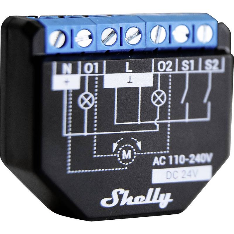 Foto van Shelly plus 2pm schakelactor wifi, bluetooth