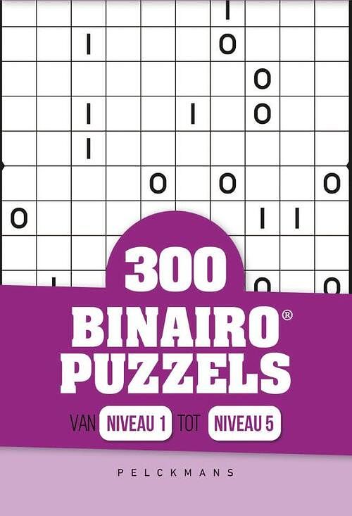 Foto van 300 binairo puzzels - frank coussement, peter de schepper - paperback (9789464018639)