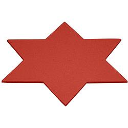 Foto van Daff - onderzetter vilt ster 15 cm. fire - vilt - rood