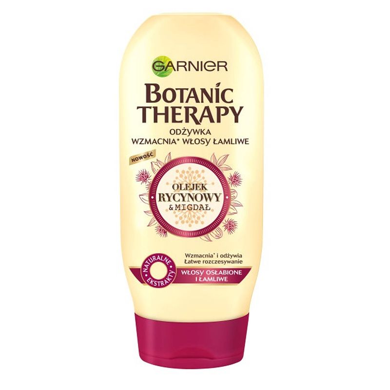 Foto van Botanische therapie conditioner versterkt haar brosse castor-olie en amandelolie 200ml