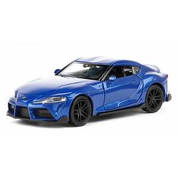 Foto van Welly schaalmodel toyota supra 11 cm staal blauw