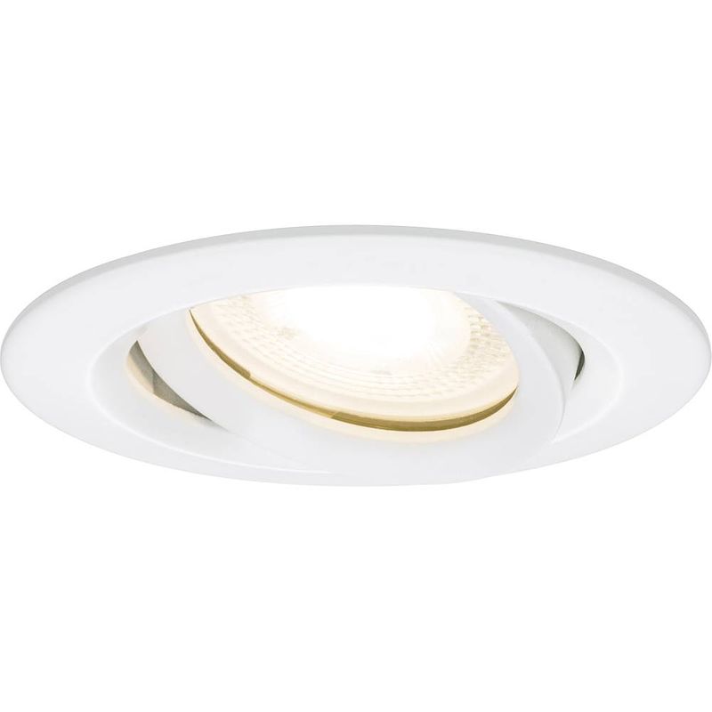 Foto van Paulmann nova inbouwlamp voor badkamer set van 3 stuks led gu10 21 w ip65 wit (mat)