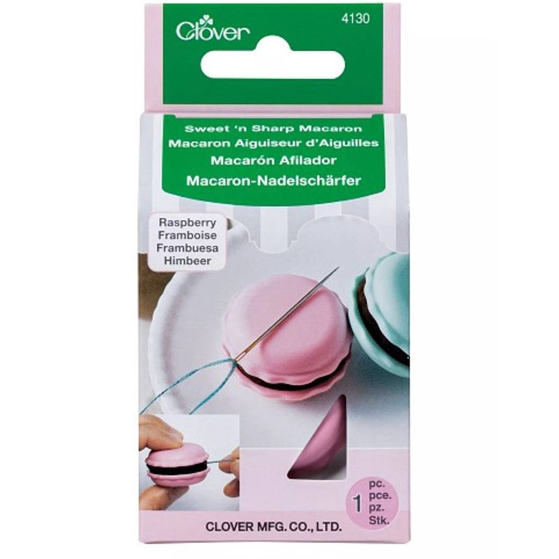 Foto van Clover 4130 macaron naaldenslijper en magnetische speldenhouder -