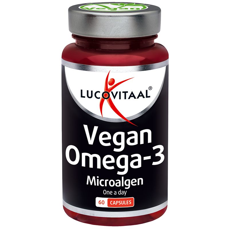 Foto van Lucovitaal omega 3 microalgen vegan