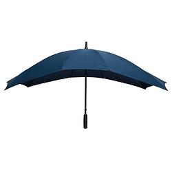 Foto van Falcone duo-paraplu handopening 148 x 99 cm donkerblauw