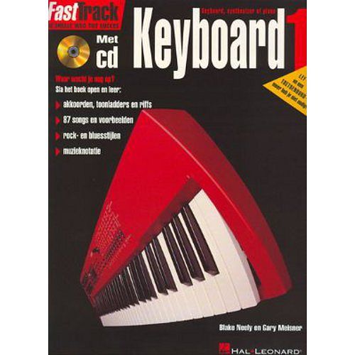 Foto van De haske fasttrack keyboard 1 keyboardlesboek