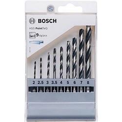 Foto van Bosch accessories 2607002826 pointteq 9-delig spiraalboorset