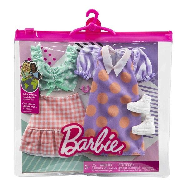 Foto van Barbie fashion polka dot 2 outfits