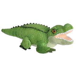Foto van Wild republic knuffel alligator 20 cm pluche groen