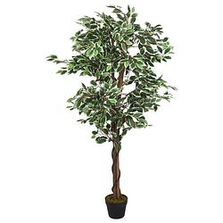 Foto van Vidaxl kunstplant ficus 1008 bladeren 180 cm groen