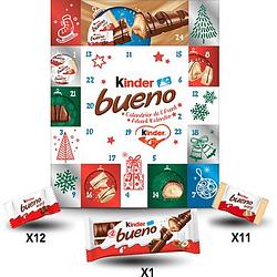 Foto van Kinder bueno advent kalender 24 stuks 167g bij jumbo