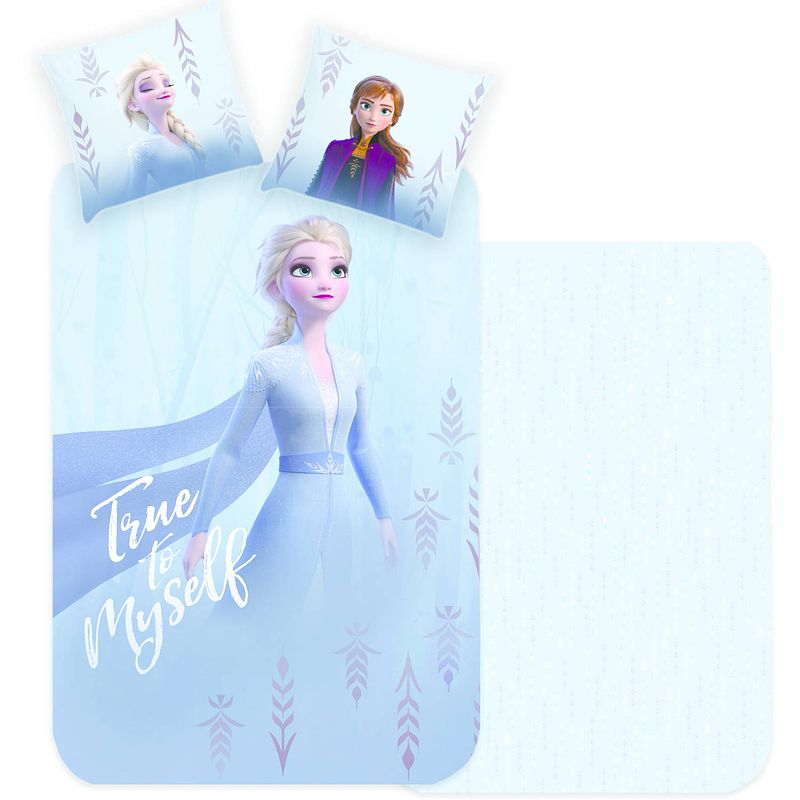 Foto van Disney frozen baby dekbedovertrek, true to myself - 100 x 135 cm - katoen