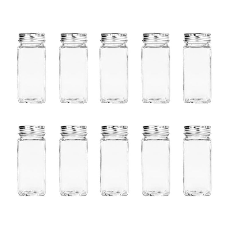 Foto van Krumble kruidenpotje - 120 ml - glas - set van 10