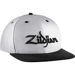 Foto van Zildjian baseball cap witte pet met zwart logo