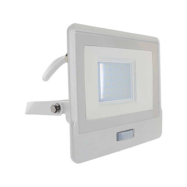 Foto van V-tac vt-138s-1 led schijnwerper met sensor - 30 w - 2340 lm - 4000k -