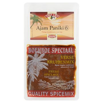 Foto van Toko lien boemboe speciaal verse kruidenmix ajam paniki 6 100g bij jumbo