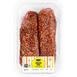 Foto van € 11,98 per kilo | jumbo varkenshaas culinair gekruid ca. 740g aanbieding bij jumbo