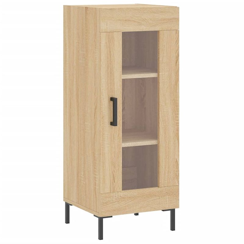 Foto van Vidaxl dressoir 34,5x34x90 cm bewerkt hout sonoma eiken