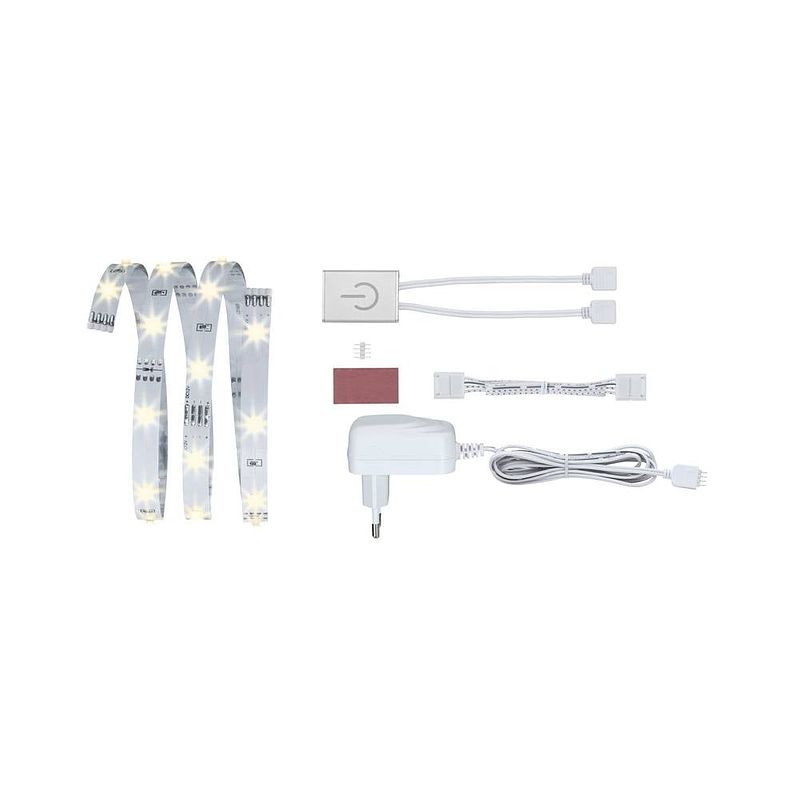 Foto van Paulmann yourled eco comfort 70954 led-strip complete set met connector (male) 12 v 1 m warmwit