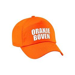 Foto van Holland fan cap / pet oranje boven nederland supporter - ek / wk - voor kinderen - verkleedhoofddeksels