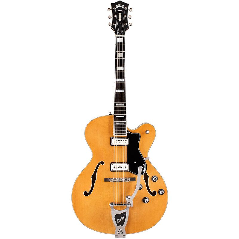 Foto van Guild newark st. collection x-175 manhattan special blonde semi-akoestische gitaar