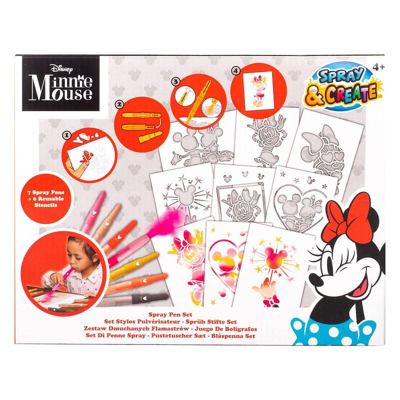 Foto van Canenco minnie mouse blaaspennen set