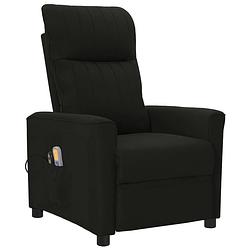 Foto van The living store massagestoel elektrisch stof zwart - fauteuil