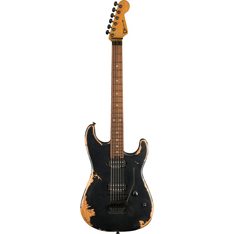 Foto van Charvel pro mod san dimas style 1 weathered black